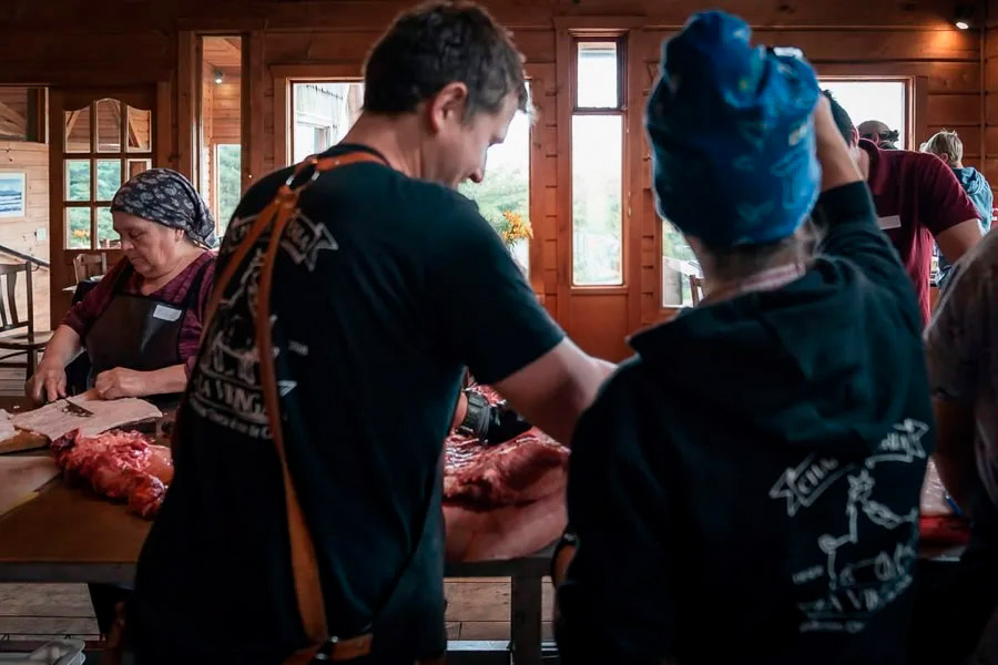 Curso From Nose to Tail — Restaurante Espantapájaros, Puerto Octay