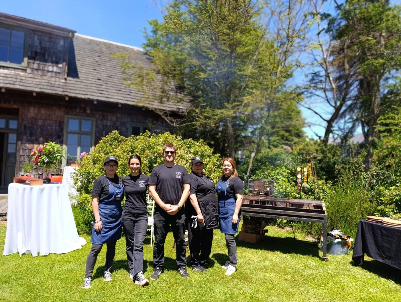 Equipo La Vikinga en evento corporativo