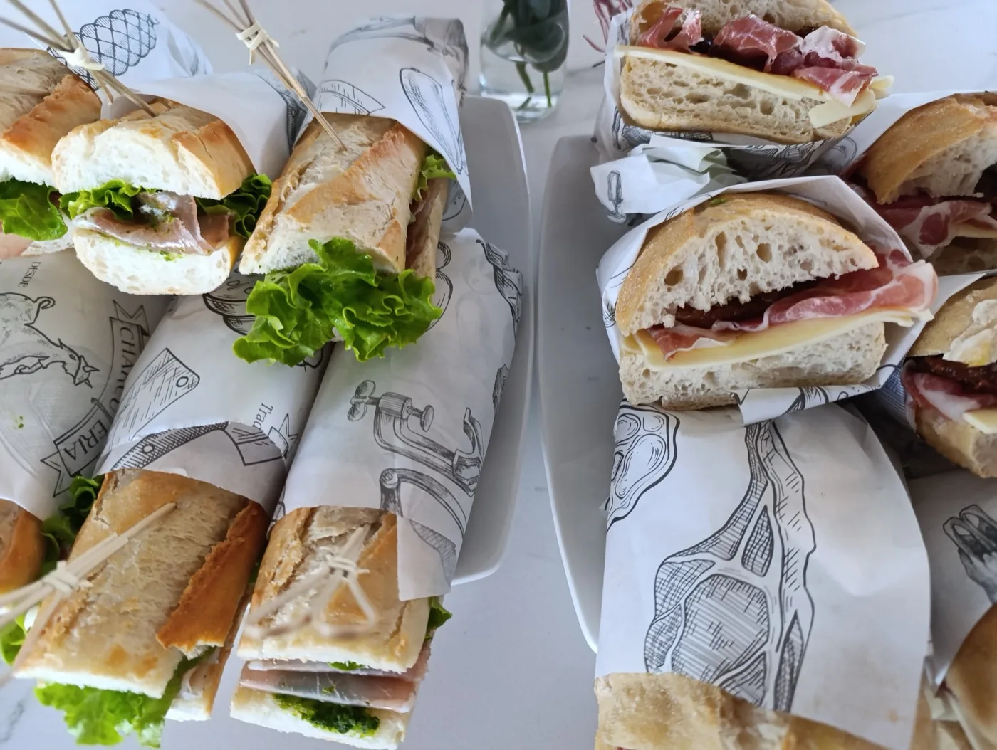 Montaje de catering para evento