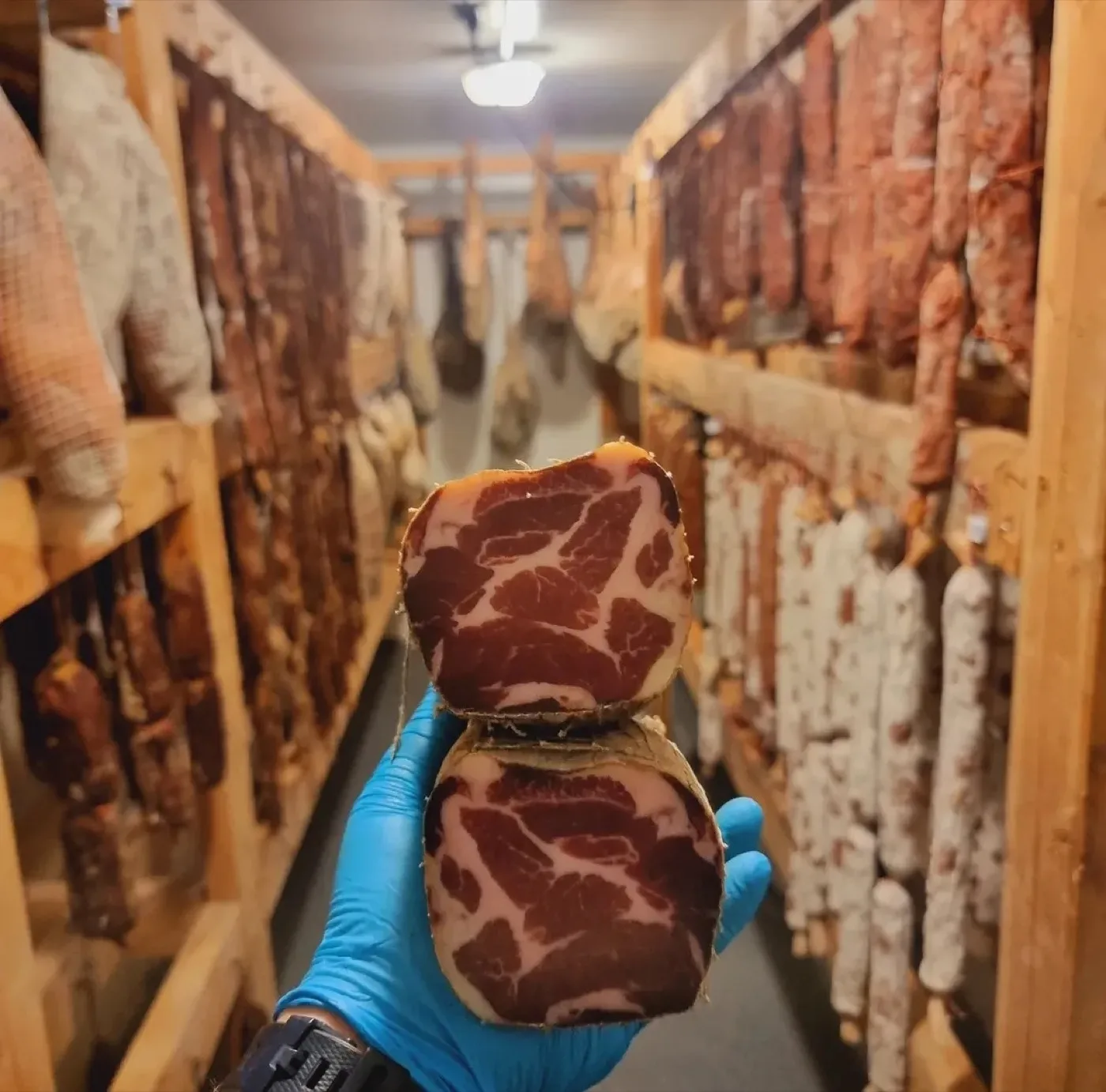 Coppa madurandose en cámara — La Vikinga